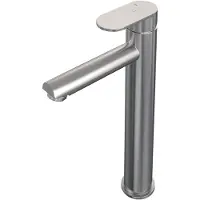 Brauer Brushed Edition ColdStart verhoogde wastafelkraan energy-saving model C RVS geborsteld PVD