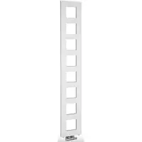 Sapho Block badkamerradiator 280x1750 mm, wit mat