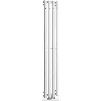 Sapho Designradiator pilon recht 27x180 cm 660w incl. 4 haken wit