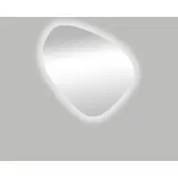 Best design Spiegel ballon asymmetrisch 80x80 cm met led verlichting rondom en one-touch bediening
