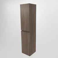 Mondiaz Kolomkast Aivy Hangend 160x35x35cm MDF 2 Deuren Softclose Greeploos Mocha