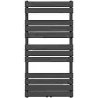 SaniGoods Calgary handdoekradiator 60x120cm 681W zwart mat