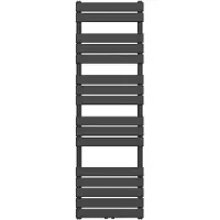 SaniGoods Calgary handdoekradiator 50x160cm 791W zwart mat