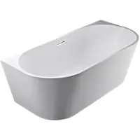 Arcqua Ligbad patia back to wall 170x80 acryl glans wit