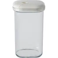 Omada - Pull Box Voorraadpot 1,5 liter - Polypropyleen - Beige -