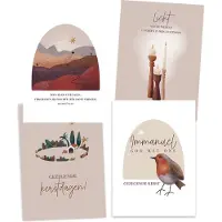 MajesticAlly Voordeelpakje kerstkaarten - Marjolein IV - Christelijk -