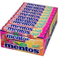 Mentos Fruit rol single (40 stuks)