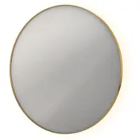 Ink Spiegel sp17 rond colour changing led rondom 120x4x120 cm dimbaar in aluminium kader mat goud