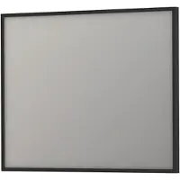 Ink Spiegel sp18 rechthoek in stalen kader 100x4x80 cm mat zwart