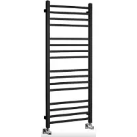 Sapho Designradiator Metro Recht 50x120 cm Mat Zwart