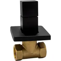 Boss & Wessing Hoekstopkraan BWS Colorato 1/2x1/2 Mat Zwart