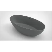 Arcqua Vrijstaand ligbad ica 170x80 mat grijs