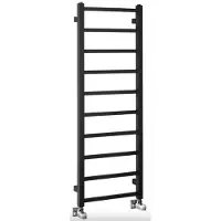 Sapho Designradiator Metro Light 40x114 cm Mat Zwart
