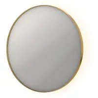 Ink Spiegel SP17 Rond Colour Changing LED Rondom 60 x 4 x 60 cm Dimbaar In Aluminium Kader Mat Goud