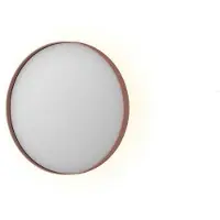 Ink Spiegel SP17 Rond Colour Changing LED Rondom 40 x 4 x 40 cm Dimbaar In Aluminium Kader Geborsteld Koper