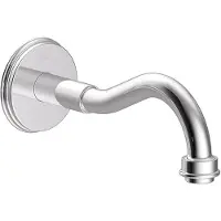 Tres Kraanhals clasic inbouw uitloop 21 cm chroom