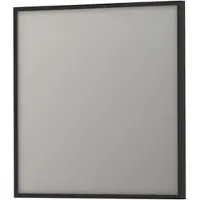 Ink Spiegel SP18 Rechthoek In Stalen Kader 80 x 4 x 80 cm Mat Zwart