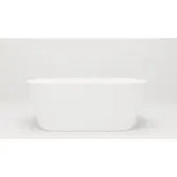 Arcqua Vrijstaand ligbad crosstone evi solid surface 180x80x57 mat wit