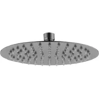 Boss & Wessing Hoofddouche bws colorato rond 30 cm gunmetal