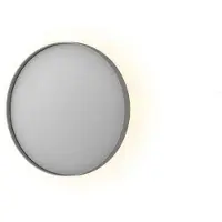 Ink Spiegel SP17 Rond Colour Changing LED Rondom 40 x 4 x 40 cm Dimbaar In Aluminium Kader Geborsteld RVS