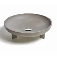 Urbi et Orbi Opzet wastafel caldera beton 43.5x12 cm ivoor
