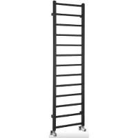 Sapho Metro Light badkamerradiator 400x1500 mm, zwart mat