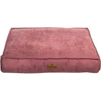 Topmast Velours Soft Serie - Hondenkussen - Oudroze - Maat L - 97 x 68 cm - Hondenbed - Hondenkussens - Honden Ligbed - Fluweel - Velvet