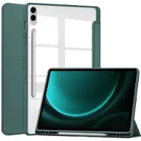 IMoshion Trifold Hardcase Bookcase voor de Samsung Tab S10 Plus / Tab S9 FE Plus / Tab S9 Plus 12.4 inch - Groen