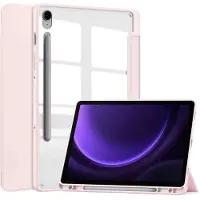 IMoshion Trifold Hardcase Bookcase voor de Samsung Galaxy Tab S10 Lite / S9 11.0 inch / Tab S10 FE / S9 FE 10.9 inch - Roze