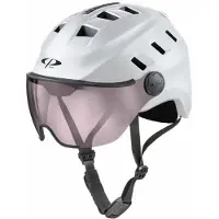 CP Chimo Wit - E bike helm met verlichting - Kies zelf uit 2 Vizier soorten