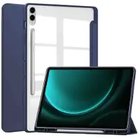 IMoshion Trifold Hardcase Bookcase voor de Samsung Tab S10 Plus / Tab S9 FE Plus / Tab S9 Plus 12.4 inch - Donkerblauw