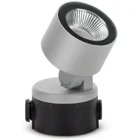 Lombardo Noa Vloer Spot Draaibaar Grey | 40° | 3000 K IP66