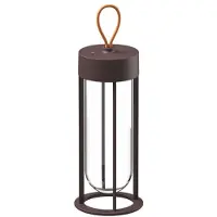 Flos In Vitro Unplugged Draagbare Lamp Deep Brown | 3000 K