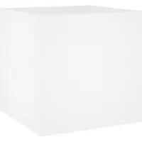 vidaXL Plantenbak 40x40x40 cm bewerkt hout wit
