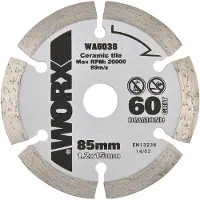 WORX Cirkelzaagblad Wa5038 Diamant 85 Mm