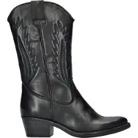 Nelson leren cowboylaarzen zwart Dames | Maat: 38