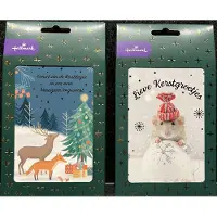 Hallmark Cards Hallmark Kerstkaarten 40 stuks - Prettige Feestdagen - Gelukkig Nieuwjaar - 2 design's
