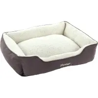 Flamingo Alisha - Mand Honden - Mand Alisha Rechthoekig Donker Taupe 80x67x22cm - 1st - 133815 - 1st