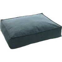 Flamingo Hondenkussen – Avalon Rechthoekig Donkerblauw – orthopedisch memory foam – 80x60x18 cm – afneembare hoes & antislip bodem