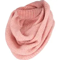 Sarlini Meisjes Colsjaal Nekwarmer Effen Roze. Maat:
