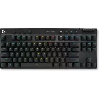 Logitech G PRO X TKL, Draadloos, RF draadloos + Bluetooth, Mechanische schakelaar, QWERTY-indeling, RGB LED-verlichting, Zwart