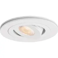 Boss & Wessing Inbouwspot BWS Norma Mini LED 6x3.2 cm Mat Wit