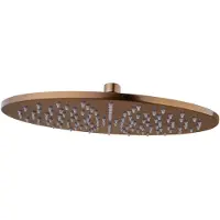 Wiesbaden UniMatch hoofddouche rond 30 x 0,8 cm geborsteld brons koper