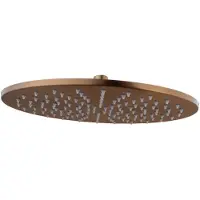 Boss & Wessing Hoofddouche BWS Danielle Rond 25 x 0,8 cm Geborsteld Brons Koper