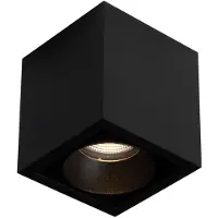 Boss & Wessing Spot BWS Regina Aluminium 745Lm 9,2W Zwart Met Zwarte Anti-Glare Ring