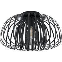 Eglo Zwarte plafondlamp Encinitos 1 Ø 45cm - 1x E27