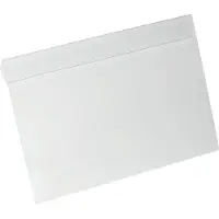 Durable Duurzame etiketzak, harde kaft, met vouw, DIN A4 liggend, B 297 x H 210 mm, transparant