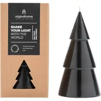 Original Home fairtrade kerstboomkaars xmas l black