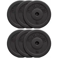 Gorilla Sports Voordeelbundel 30 kg (6 x 5 kg) Halterschijven Kunststof - 30/31 mm