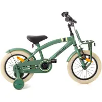 AMIGO Spiel + Freizeit GmbH Jongensfiets 2Cool 14 Inch 24 cm Jongens Terugtraprem Groen